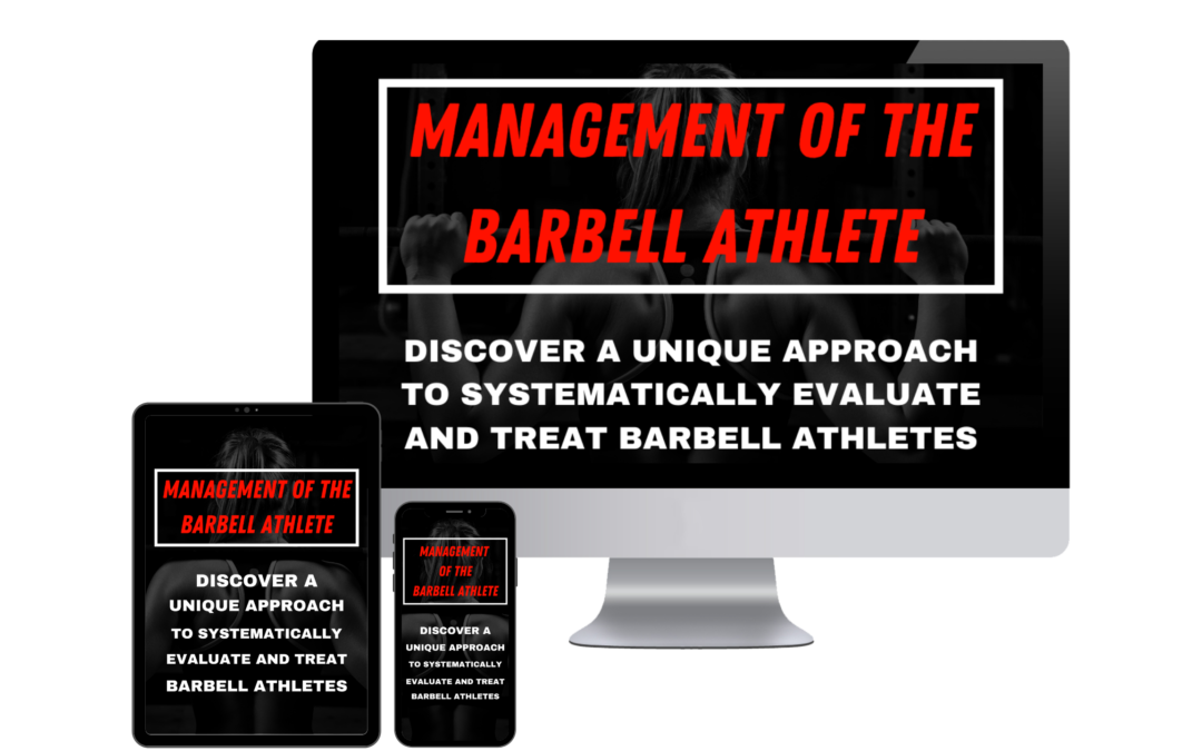 Management of the Barbell Athlete – Level 1 [Online Modules]