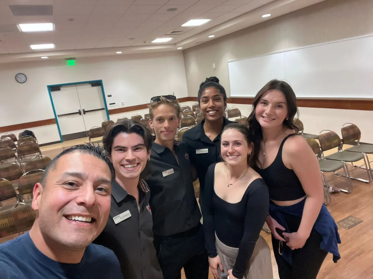 Dr. Chris Garcia teaching DPT students